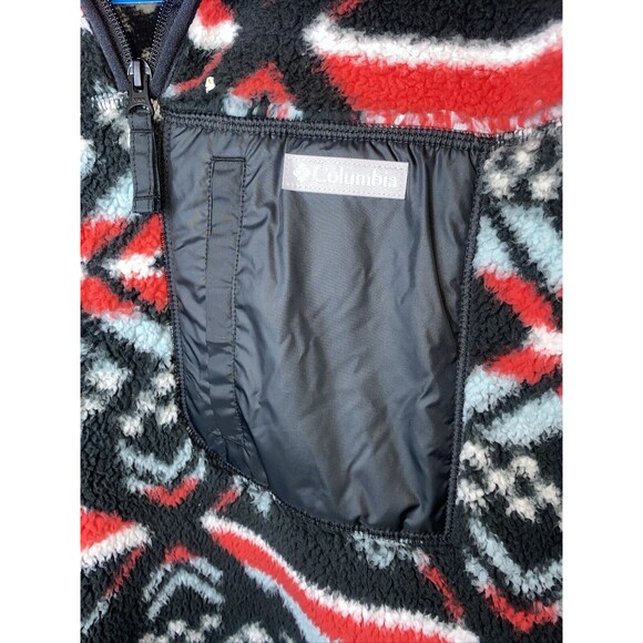 new Columbia Western sherpa aztec teddy XL West Bend 1/4 Zip Fleece Sweater - Picture 3 of 11